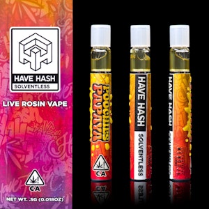 HAVE HASH - HAVE HASH - Rosin - Poochies Papaya - RTU - 0.5g