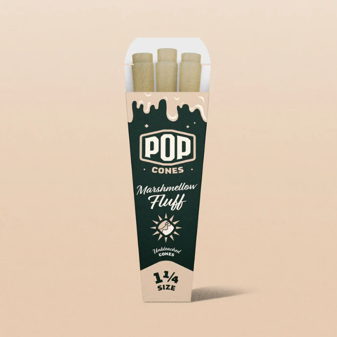 POP CONES - POP Cones | Marshmallow Fluff | 1 1/4 | 6 PK Main Image