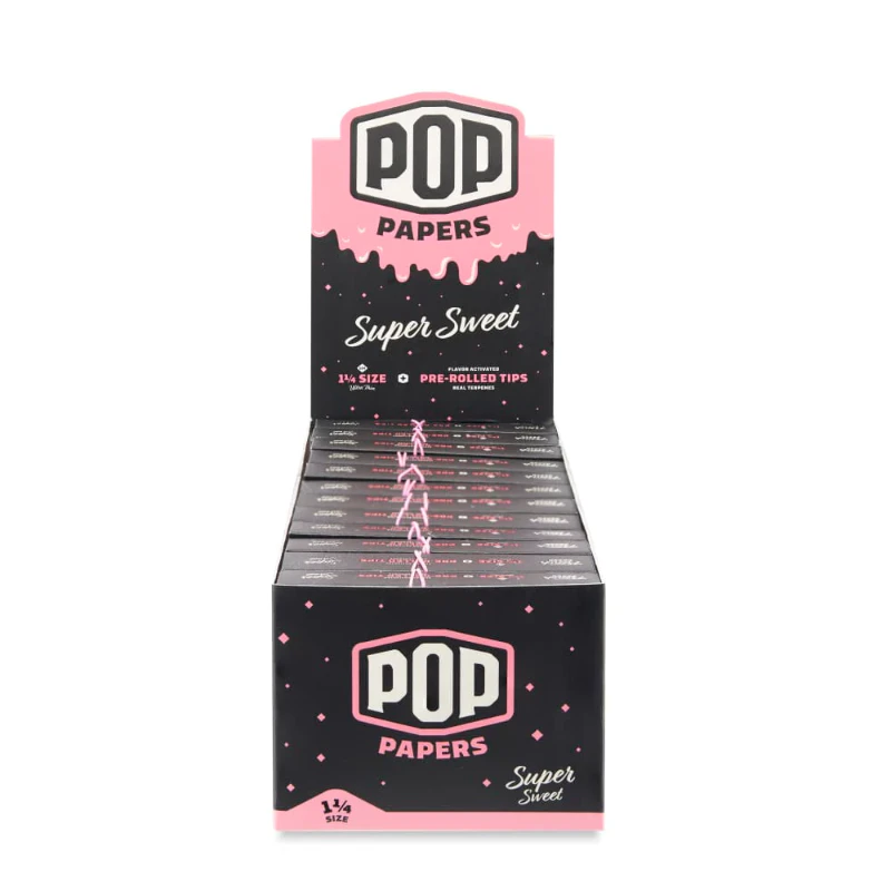 Pop Papers - Pop Papers - Super Sweet 1.25 Rolling Paper with Flavored Tip Main Image