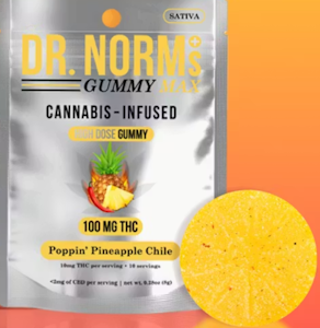 DR. NORM'S - [Dr. Norm's] Gummies - 100mg - Poppin' Pineapple Chili (S)
