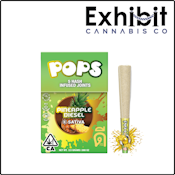 Dee Thai-Pops-5pk-Pineapple Diesel-Infused Prerolls