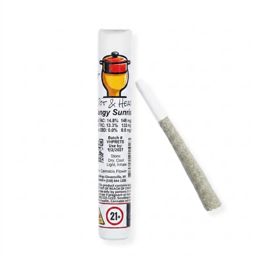 Pot & Head - Pot & Head | Tangie Sunrise | Preroll | 1g Main Image