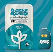 Potters | Grandaddy Purple | All-In-One Vape | 1.25g