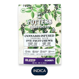 Potters - Potters - Live Resin - Elderberry Sleep 2:1 - Gummies - 10pk - 100mg