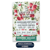 Potters - Live Resin - Lychee Unwind - Gummies - 10pk - 100mg