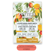 Potters - Live Resin - Mango Creative 1:1 - Gummies - 10pk - 100mg