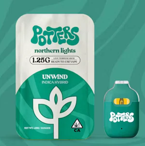 Potters | Northern Lights | All-In-One Vape | 1.25g