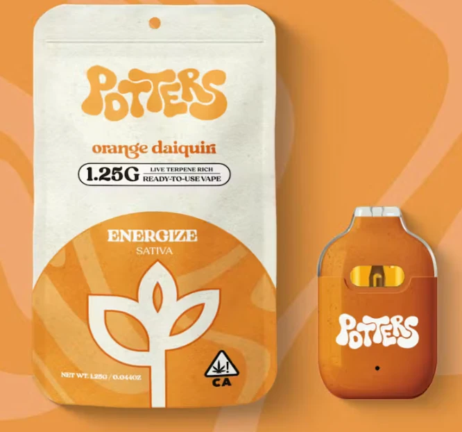 Potters - Potters | Orange Daiquiri | All-In-One Vape | 1.25g Main Image