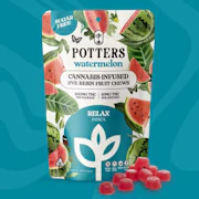 Potters - 100mg Live Resin Sugar-Free Chews - Watermelon
