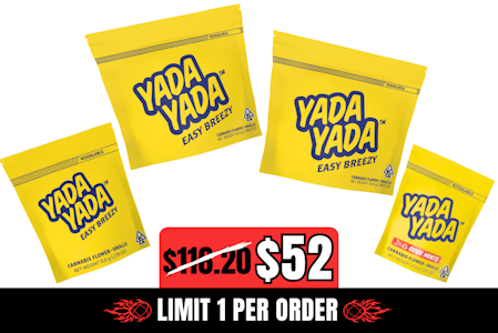 YADA YADA - Pre-Order: 55% off 27g Yada Yada Flower Bundle