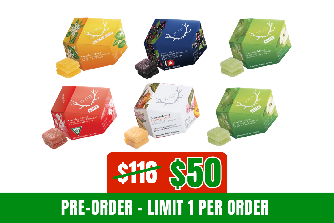 Pre-Order: 58% off 700mg Wyld Edible Bundle picture