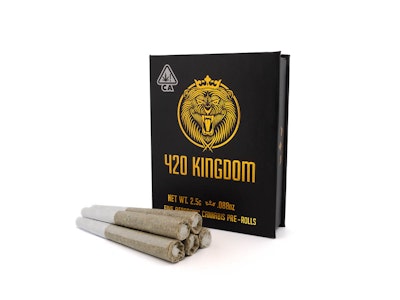 420 KINGDOM - 420 Kingdom - Biscotti - 2.5g Pre-Rolls - 5pk - 420K