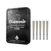 Heavy Hitters Alien Orange Cookies Diamond Infused Pre-Rolls 5-Pack 2.5g