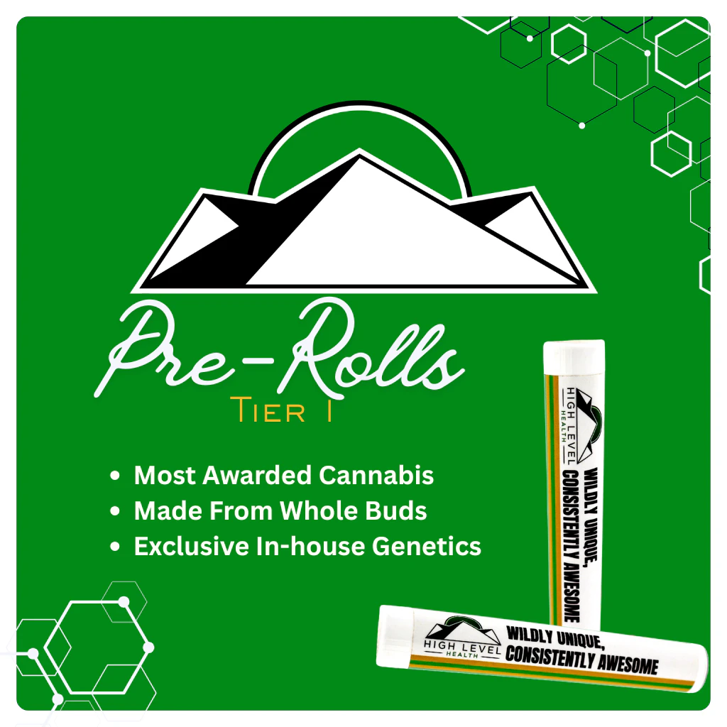 High Level Health CO - HLH Tier 1 Pre Roll 1 Gram Biscotti Pancakes Main Image
