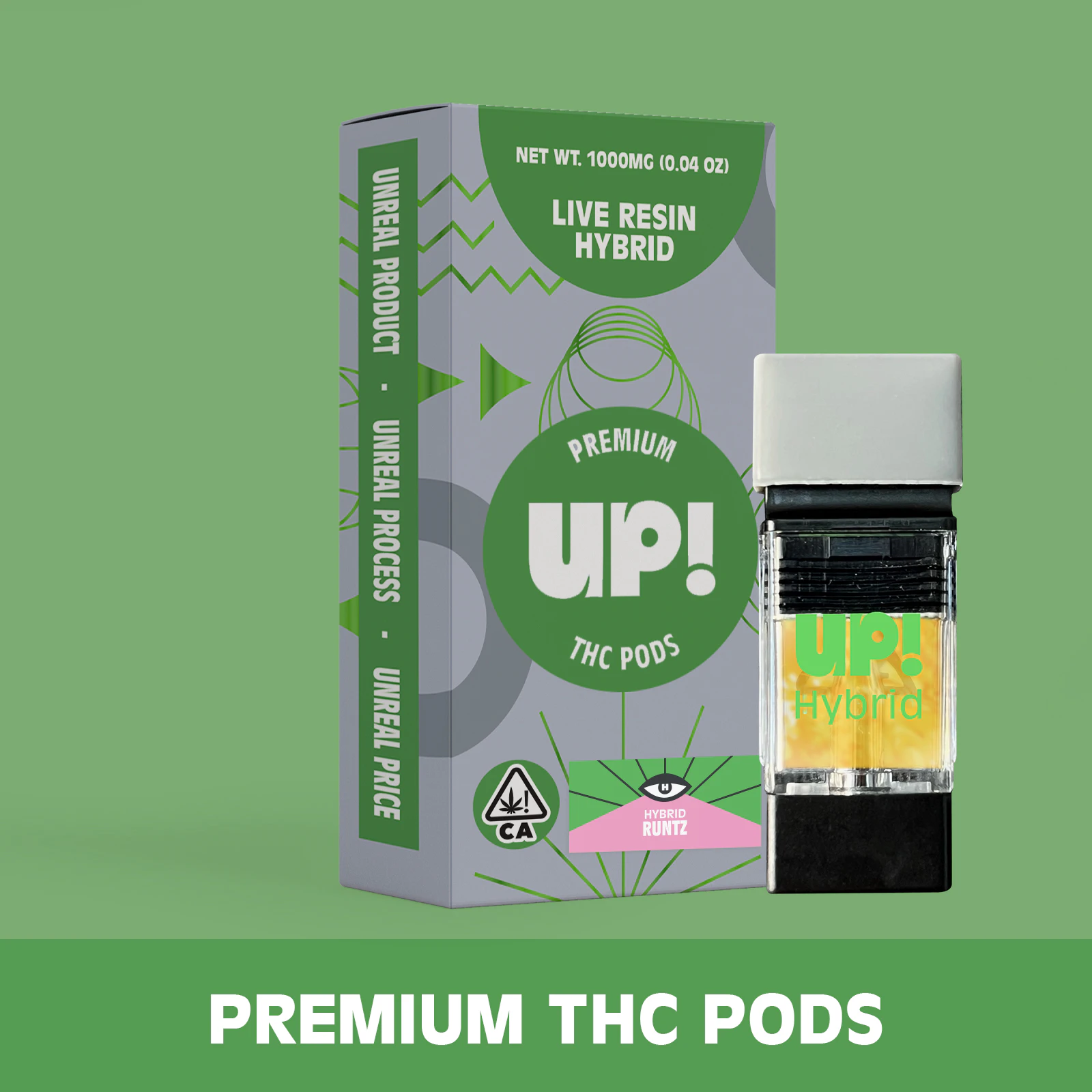 UP! - UP!: *OVERSTOCK* Runtz 1g Live Resin Pod (H) Main Image