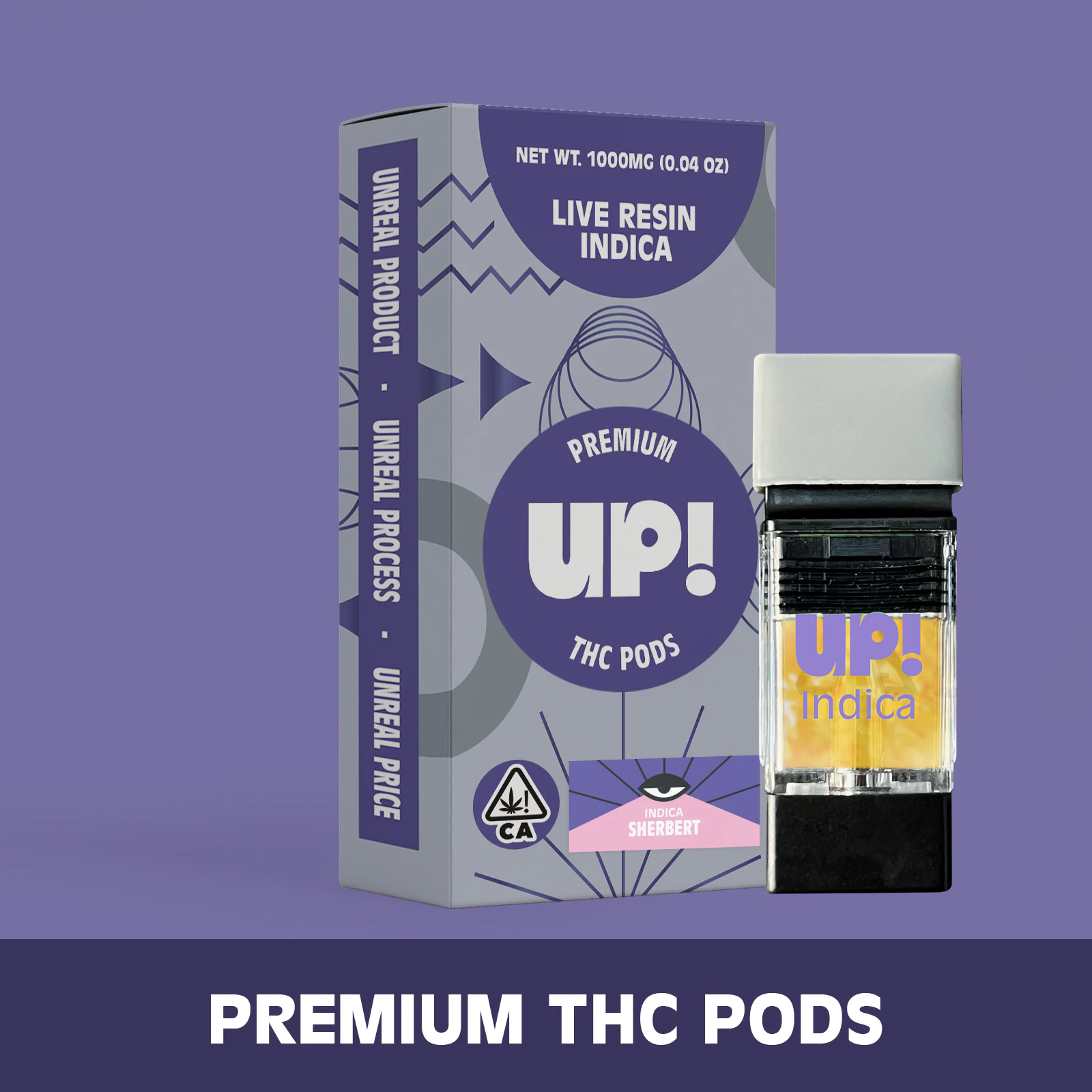 UP! - UP!: *OVERSTOCK* Sherbert 1g Live Resin Pod (I) Main Image