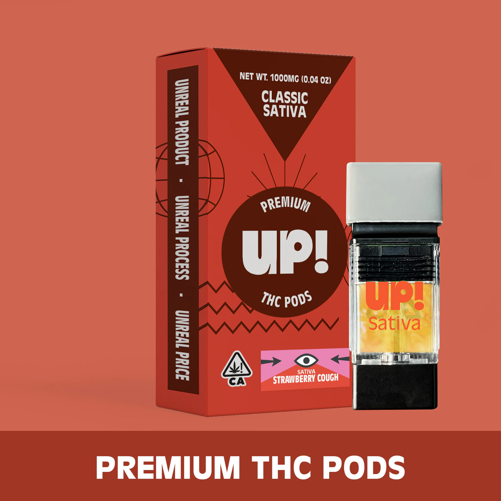 UP! - UP!: *OVERSTOCK* Strawberry Cough 1g Classic Pod (S) Main Image