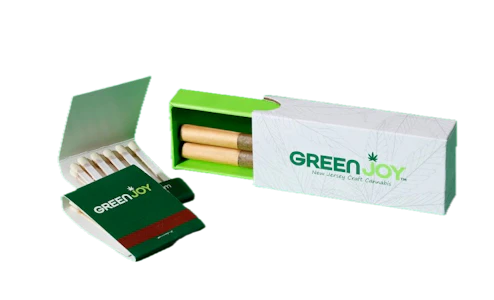 GREEN JOY - Green Crack Prerolls 2pk 1g