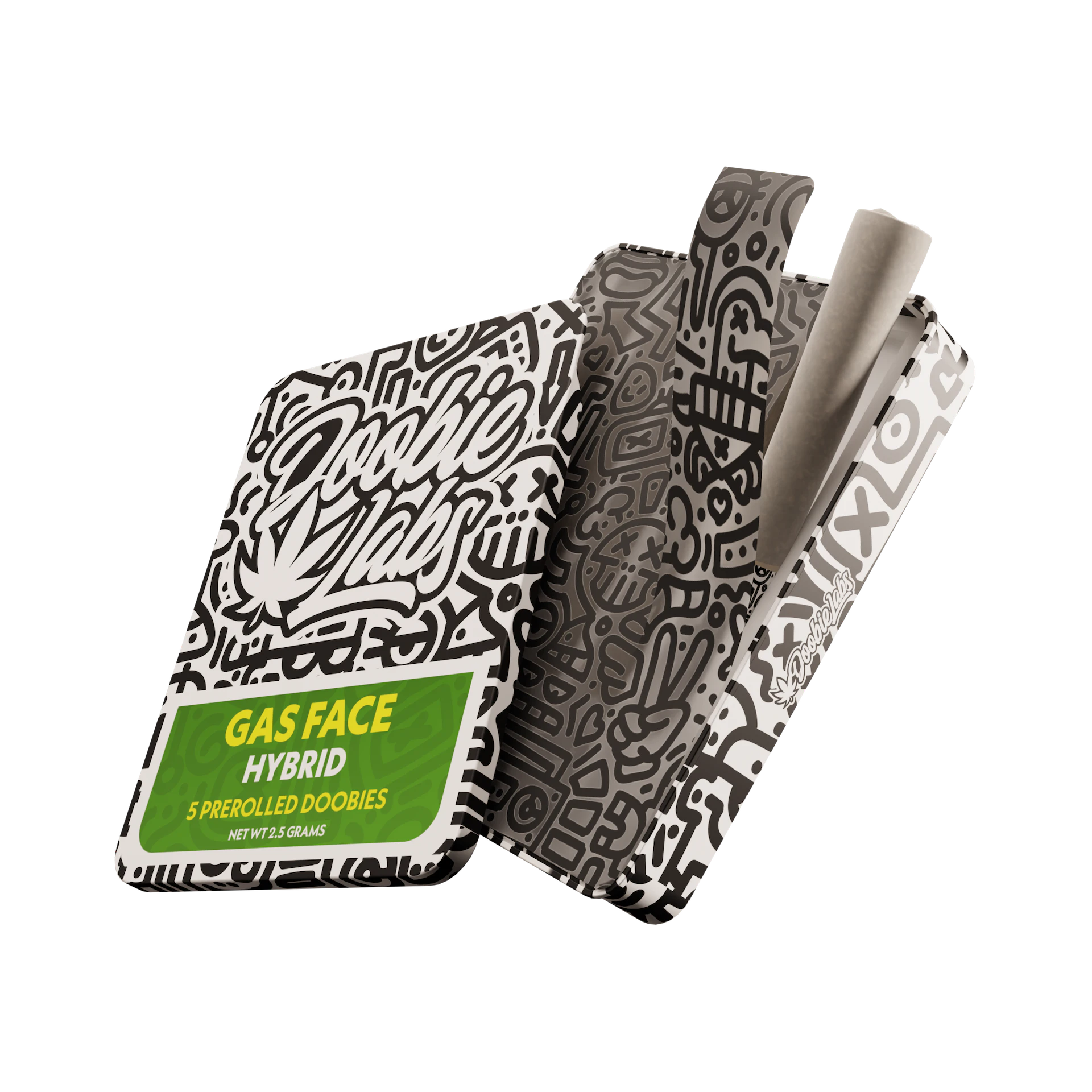 Doobie Labs - Doobie Labs | Pre-Roll | Joints - Gas Face | 2.5g, 5 Main Image