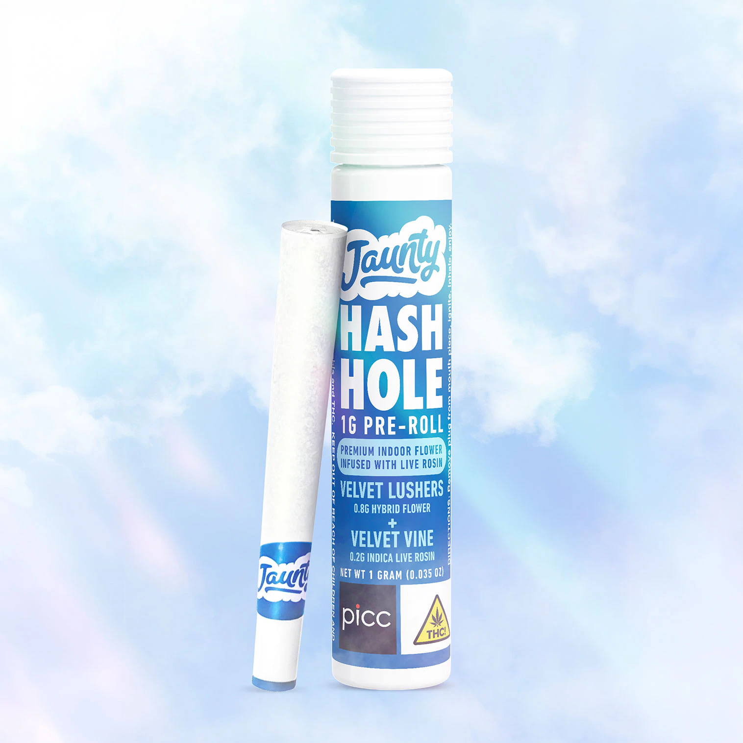 Jaunty - Jaunty | Hash Hole | Infused Pre-Roll | Velvet Lushers | 1g Main Image