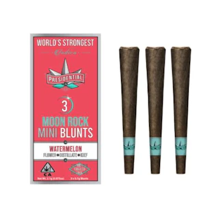 PRESIDENTIAL - Presidential Mini Infused 3pk Blunts 2.1g Strawberry