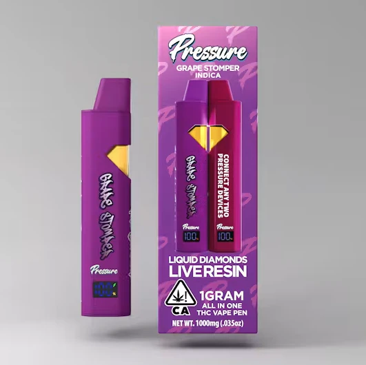 Pressure Concentrates - Pressure All In One 1g Grape Stomper Main Image