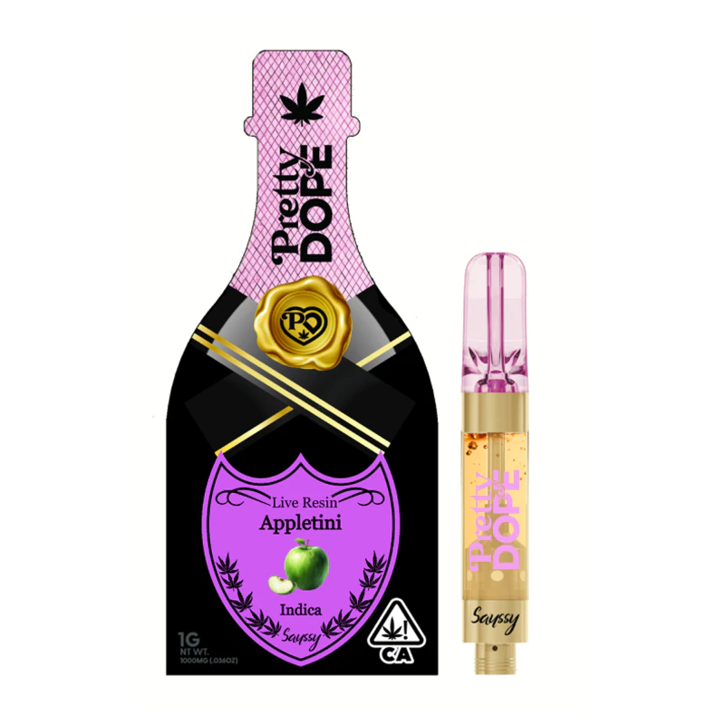 Pretty Dope - Pretty Dope - Appletini Live Resin Vape 1g Main Image