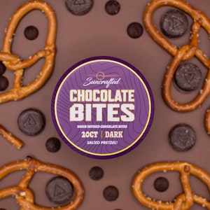 Suncrafted - HD Dark Chocolate Pretzel Bites - 700mg - HHG
