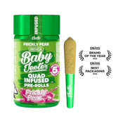Prickly Pear (I) | .5g 5pk Quad Infused Rosin Enhanced Baby Jeeter Prerolls | Jeeter