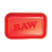 SMALL RED ROLLING TRAY - RAW