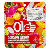 Ole 4 Fingers - Single - Very Berry Cherry - Gummy - 100mg