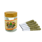 High 5's | Chimera x Jack Herer  | 4G(5pk) infused Hybrid pre-rolls