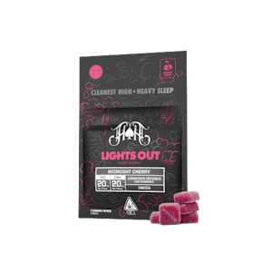 HEAVY HITTERS - [HEAVY HITTERS] CBN Gummies - 100mg - Midnight Cherry (I)