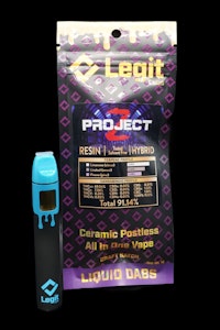 LEGIT LABS - AIO Vape - Cured Resin - Project Z