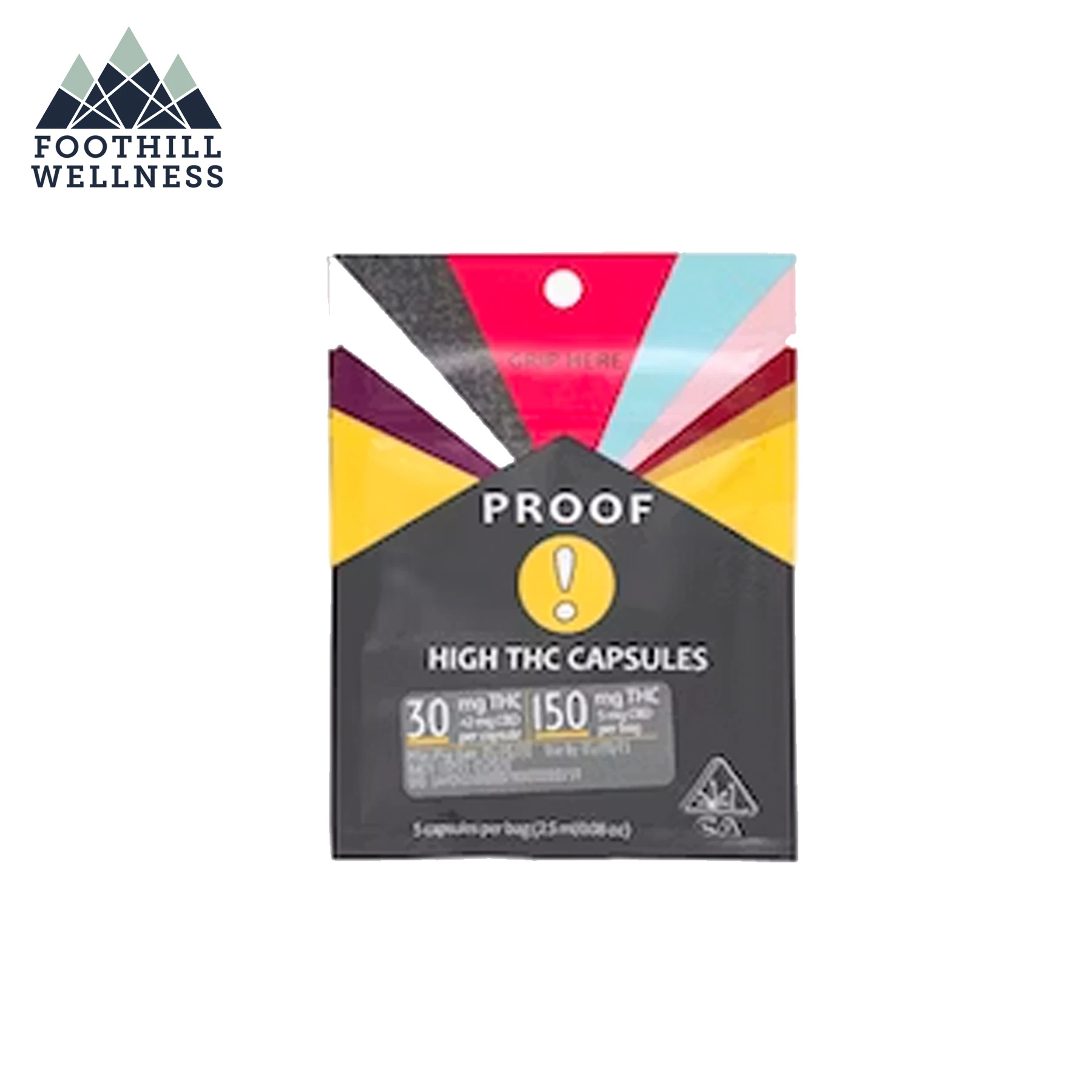 Proof - Proof - 5 Pack - High THC 150MG Main Image