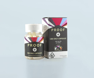 PROOF - Proof | CBD Only Capsules | 30ct | 1000mg
