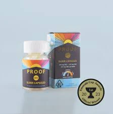 Proof - PROOF | CBG ELIXIR CAPSULES - 25PK | CAPSULES Main Image