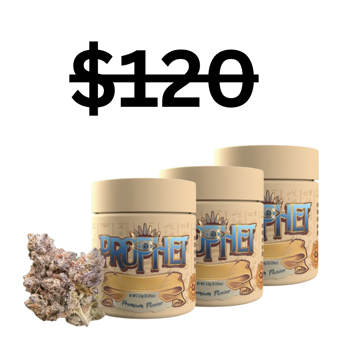 Prophet Flower and Merch Bundle