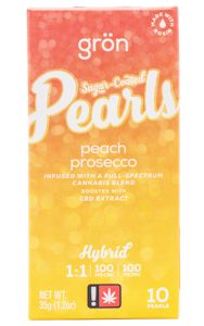 GRON - Gron 1:1 Peach Prosecco Pearls 100mg