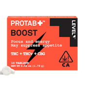 Protab+ Boost | (10pk) THC:THCv:CBG Tablets (S) | LEVEL