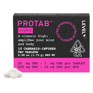 Level - Level Protab - 250mg 10pk - Hybrid