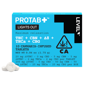 LEVEL - Level Protab+ - 250mg 10pk - Lights Out