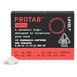 Level Protab - 250mg 10pk - Sativa