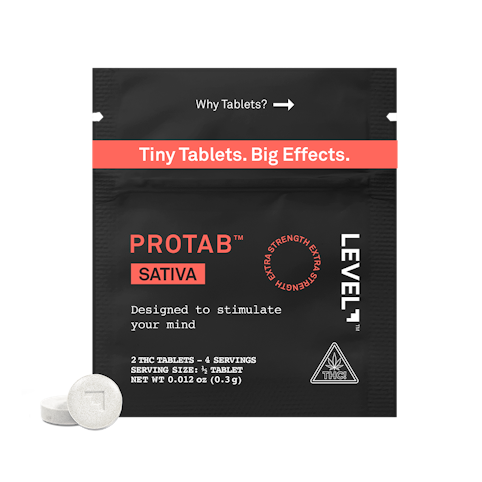 LEVEL - LEVEL Protab Sativa | Uplifting | 40mg 2pk  -OO5 MIDDLE 3