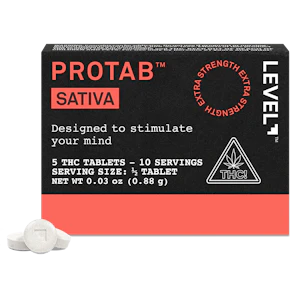LEVEL - Sativa | PROTAB | Extra Strength | Tablets | 100mg/5pk (LEVEL)