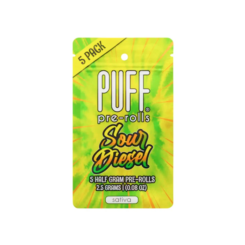 PUFF - 5 PACK - SOUR DIESEL .5G - PUFF Main Image