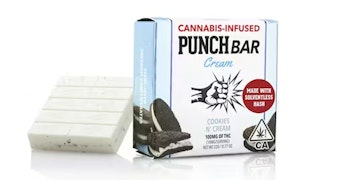 Punch Edibles - Cookies N' Cream Solventless Bar - 100mg