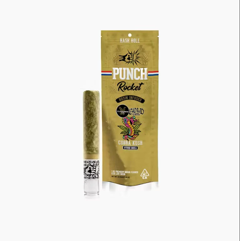 Punch Edibles & Extracts - Punch x Claybourne Co. - 1.6g Infused Preroll - Cobra Kush x Z Berries Main Image