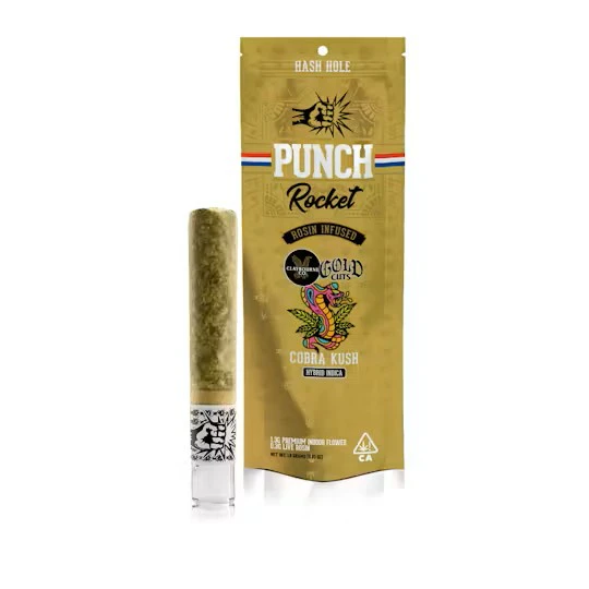 Punch Edibles & Extracts - Punch x Claybourne Co. - 1.6g Infused Pre Roll - Cobra Kush x Butterscotch Main Image