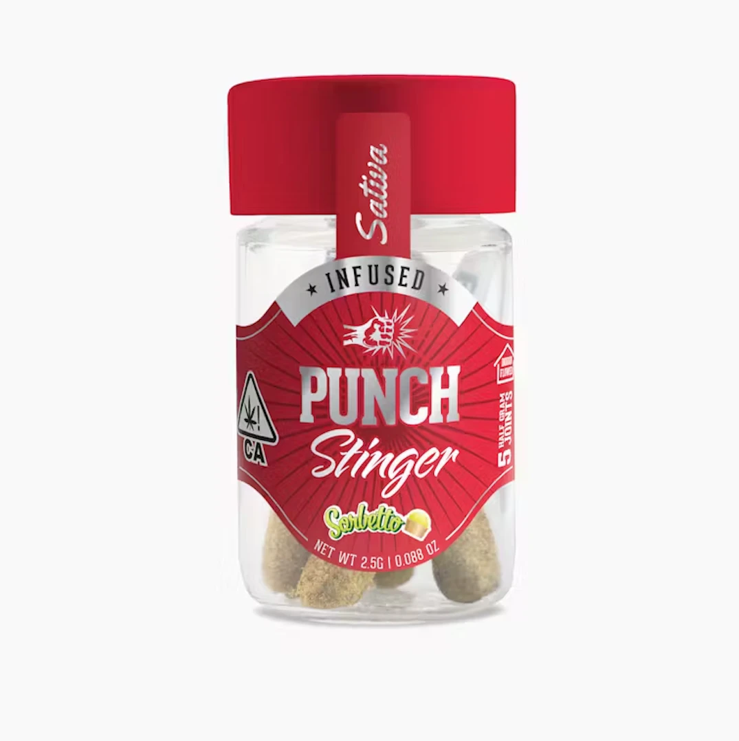 Punch | Sorbetto |  Sativa | 5 Mini Pre-Rolls | Stingers | 2.5g